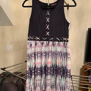 Size large dress with tie dye design